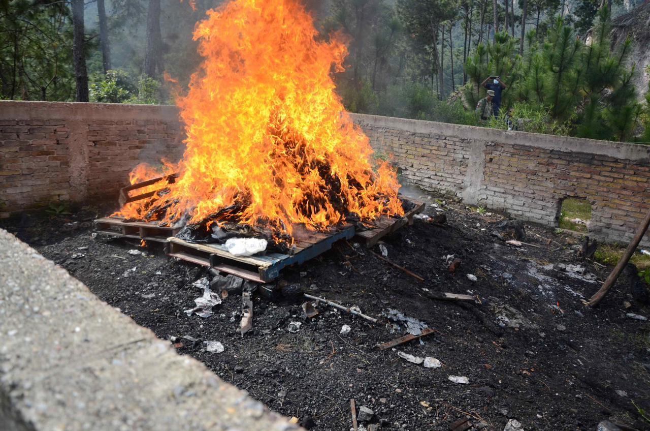 Destruye FGR narcóticos decomisados en Guerrero