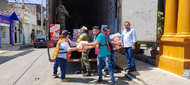 Recibe Gobierno de Guerrero 23 toneladas de alimentos desde Tamaulipas