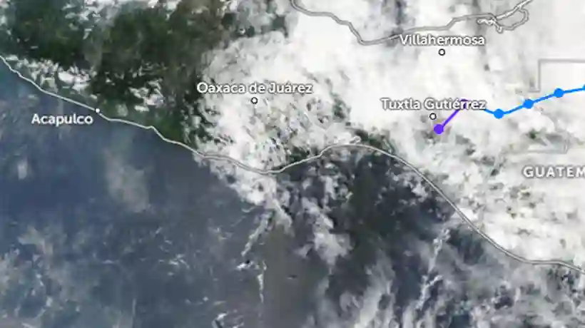 Prevén lluvias y cielos nublados en Guerrero por Depresión Tropical Nadine