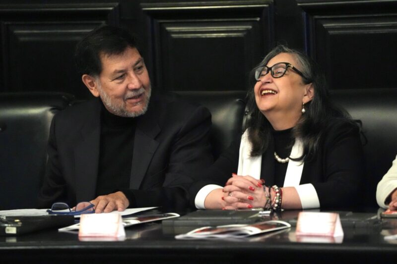 Noroña y Norma Piña se reúnen en privado por reforma al Poder Judicial