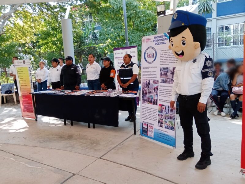 Fortalece SSP Guerrero prevención en centros escolares