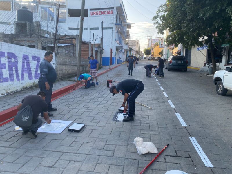 Inicia Narvel Mojica trabajos de mejora de imagen urbana en Teloloapan