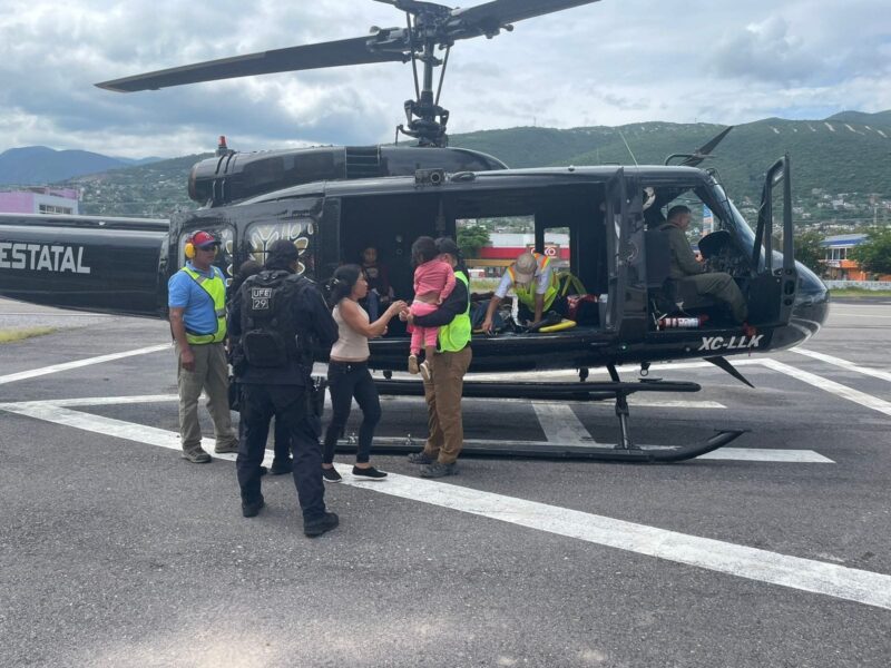 Prioriza Evelyn Salgado vida de la población con evacuaciones médicas aéreas